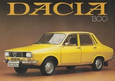 Dacia 1300 sedan station wagon Renault R12 classic brochure brochure 13