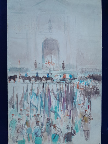 Peinture paris ancienne - ,