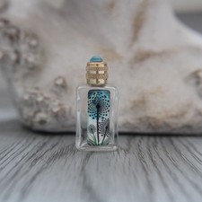 4.2 cm high, empty perfume miniature, dandelion, empty perfume bottle