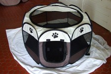 Parc à chiot, chat ou petits animaux, pliable, 74 x 43 cm très bon état