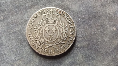 Ecu argent louis aux - ecu, xv