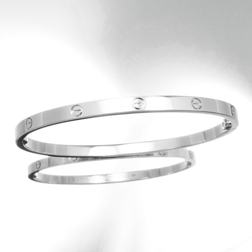 Cartier love bracelet - wg, 17