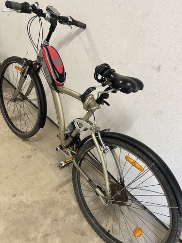 Twin vtt argenté - b'twin, suspension