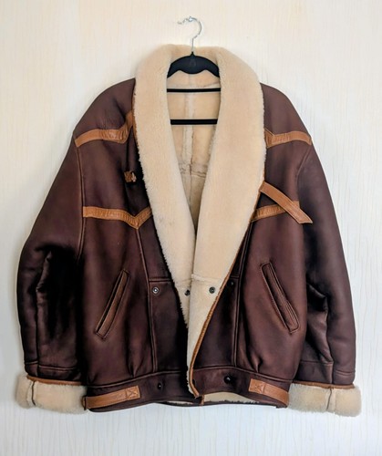 Veste bombardier vintage - bombardier, cuir