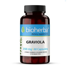 Graviola fruit, Bioherba, 350 mg, 60 gélules, soutien immunitaire