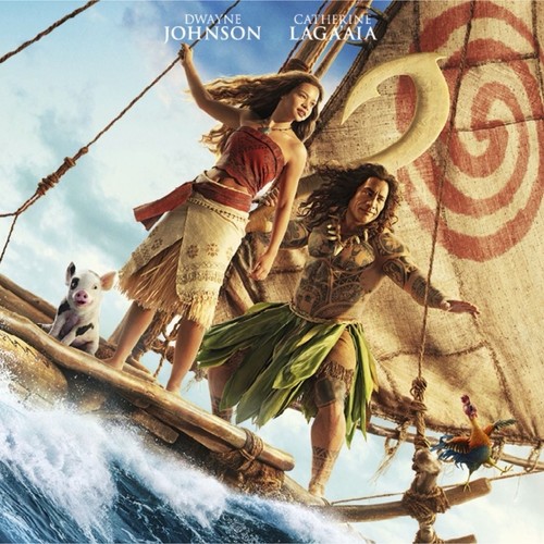 Disney affiche cinéma vaiana - disney,