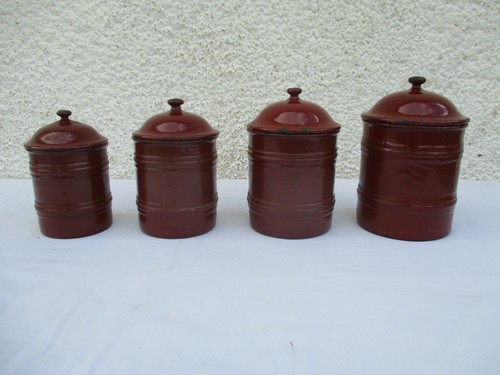 Pots épices émaillés - pots,