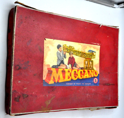 Meccano boite éléments - boite, d'éléments