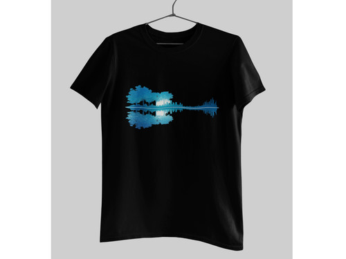Guitar lake shadow shirt - guitar,