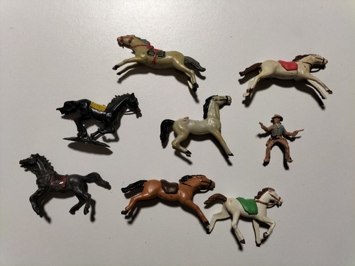 Lot chevaux western indiens - lot,