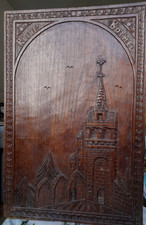 Grand Panneau Bois 19e