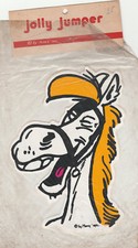 Lucky Luke Morris  autocollant  Jolly Jumper  1973