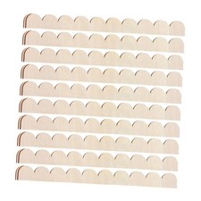 Lot de 10 bordures en bois