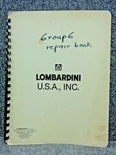 Lombardini Diesel Engine Group 6 Workshop Shop Service Repair Manual