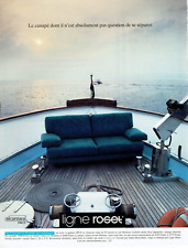 1988 Advertising 1022 Roset Line Advertising Sofa Opus Alcantara Range