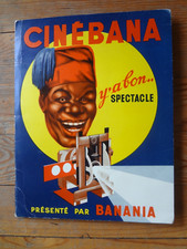 BANANIA y'abon .. cinébana projection in its envelope and four plates 1962