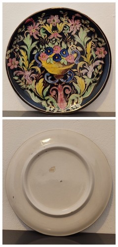 Ancien plat assiette mural - ancien, plat/assiette