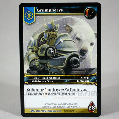 Carte wow géante grumpherys - géante,