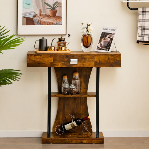 Table console étagères - console, 3