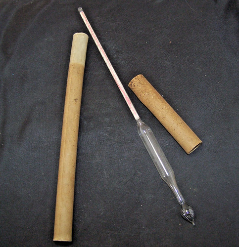 Ancien alcoomètre etui - alcoomètre, +
