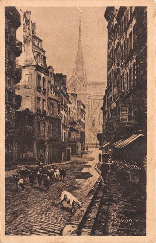 Paris rue haut - du,