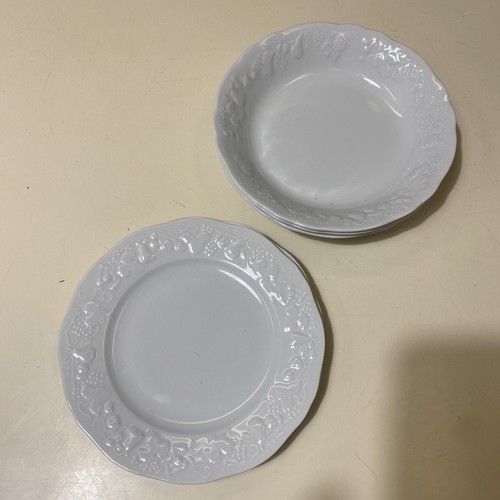 Assiettes blanches philippe - 5,