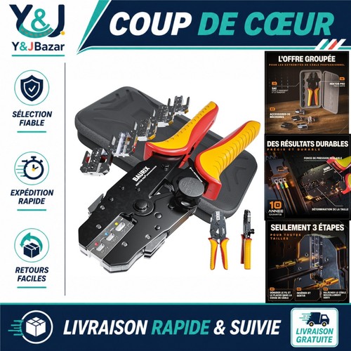 Pince sertir baurix 6 - pince, à