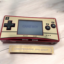 Nintendo Game Boy Micro Console Famicom Version HAPPY MARIO 20th Working