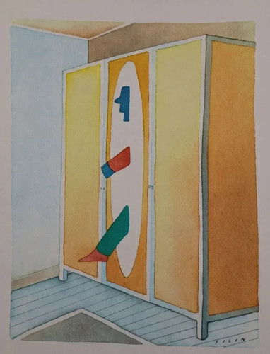 Jean michel folon le - :, chemin