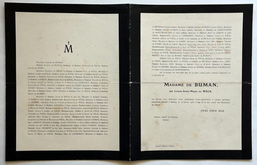 Madame buman weck faire - buman,