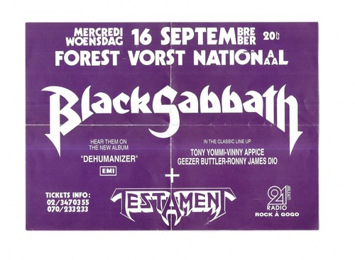 Flyer black sabbath in - black,
