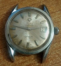 Olma Caravelle Super Compressor Swiss automatic steel 25 Jewels (not running)