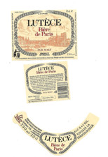 Etiquette - Bière - Lutèce -