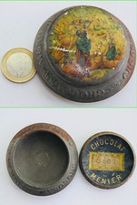 1900s LITHOGRAPHED MENIER CHOCOLATE PELLET BOX