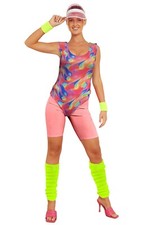 Rétro Poupée Rollerblade Roller Disco 80s 90s Costume Entraînement 5-Piece Set