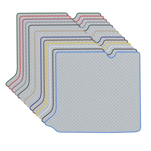 Gris cuir artificiel tapis - gris,