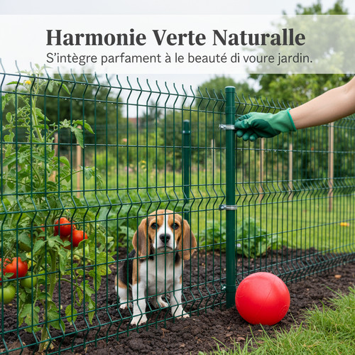 Clôture jardin métal - de, en