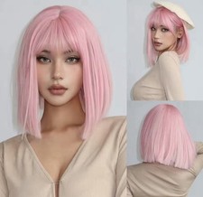 Perruque Synthétique Rose