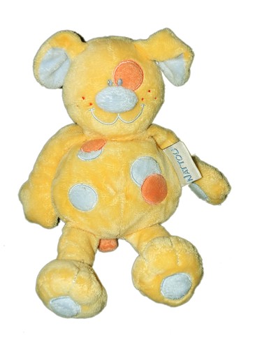 Doudou peluche chien orange - doudou,