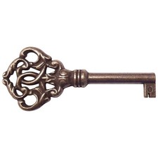 lock key 80mm antique furniture rustic decoration vintage patinated wardrobe