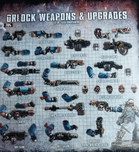 Necromunda orlock weapons - orlock, and