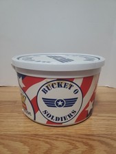 Disney Toy Story Collection Bucket O Soldiers White Logo Thinkway 82 Army Men