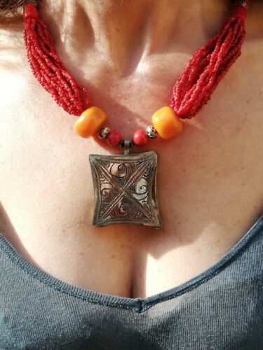 Collier ancien berbère - ancien,
