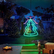 XXL LED Noël Éclairage Extérieur Sapin de Décoration Fenêtre Rouge Vert IP65