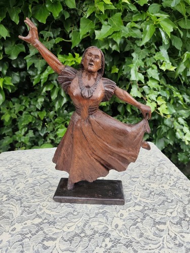 Sculpture ancienne danseuse - ancienne,