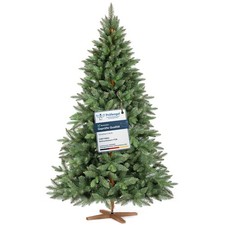 FAIRYTREES Sapin De Noël Artificiel, Sapin Nordmann Premium Réaliste