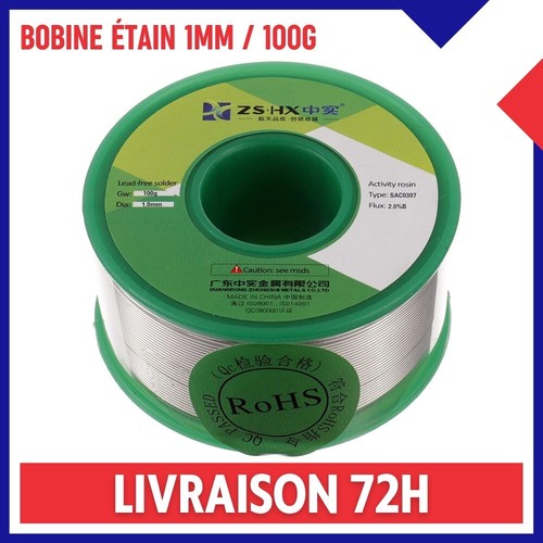Bobine fil souder - bobine, Étain