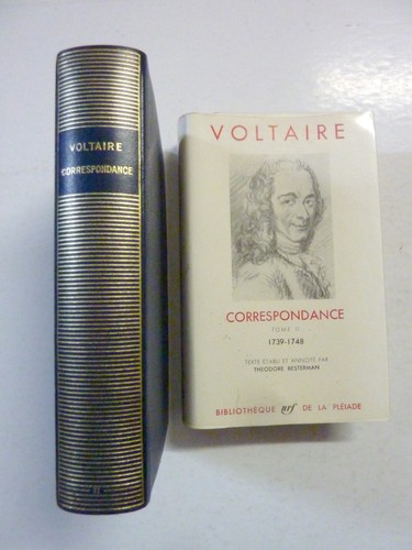 Correspondance voltaire - de,
