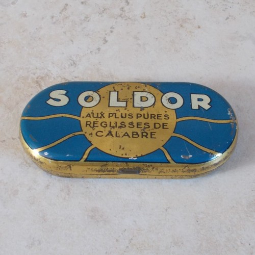 Ancienne boite métal bonbon - boite,