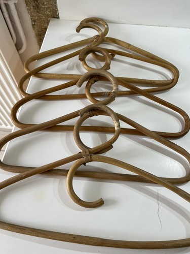 Cintre vintage 1970s bambou - cintre,